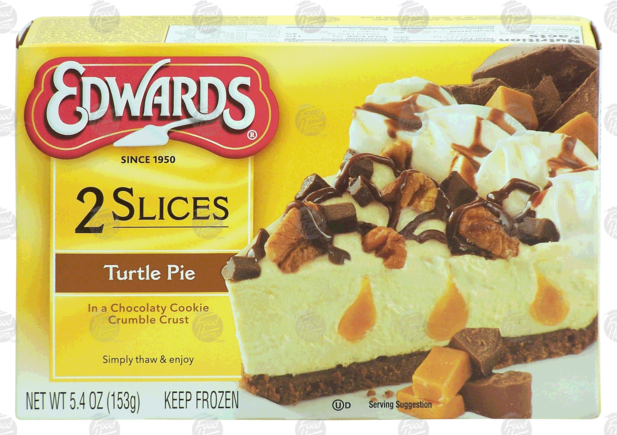 Edwards&nbsp;Pie Slices&nbsp;Turtle 2 Pk Full-Size Picture